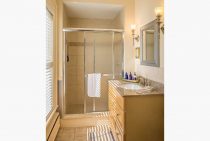 Walk-in Shower at our Midcoast Maine boutique hotel